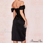 Party Midi Evening Bodycon Cb Women Celebrity Club Gown Of House Satin Dress