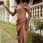 Party Midi Evening Bodycon Cb Women Celebrity Club Gown Of House Satin Dress