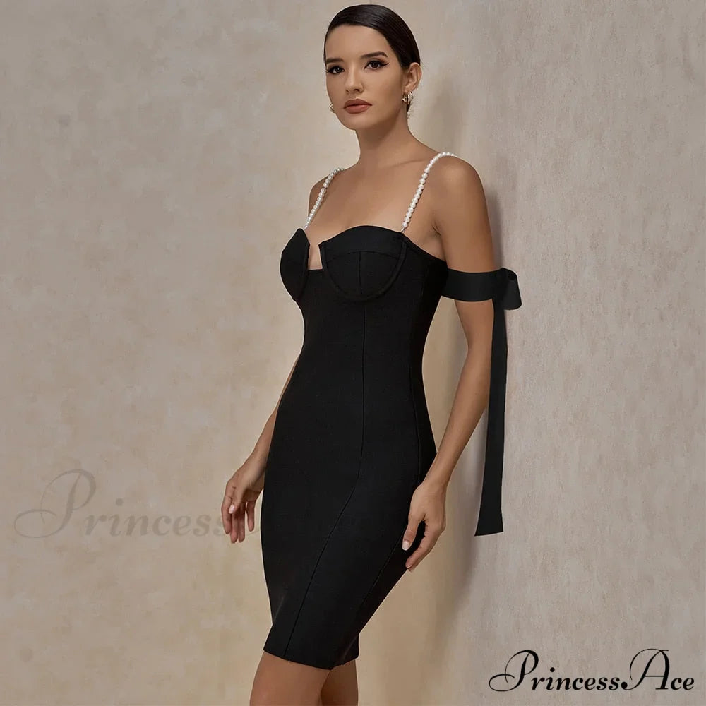 Party Warm-Season Black Shoulder In For - Club Red Bodycon Off Bandage Gown Purple And White Outfits