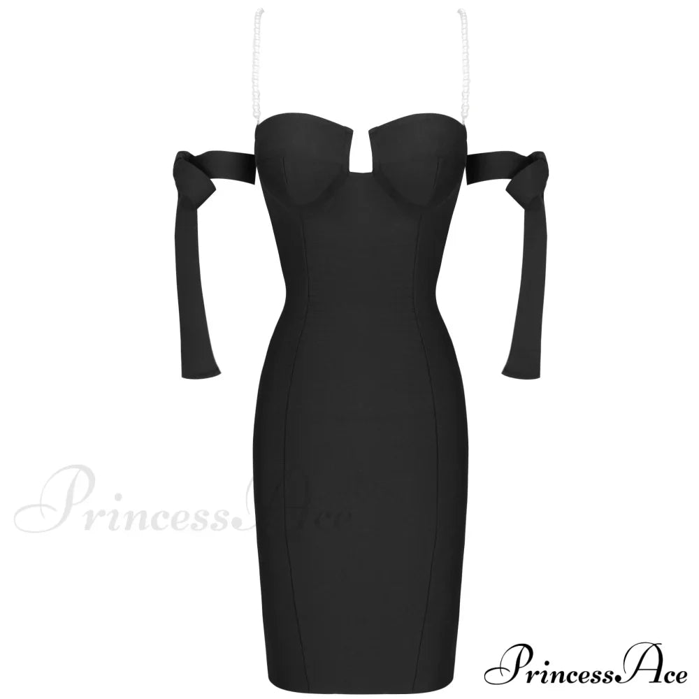 Party Warm-Season Black Shoulder In For - Club Red Bodycon Off Bandage Gown Purple And White Outfits
