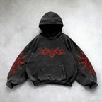 Pattern Printing Casual Hoodie