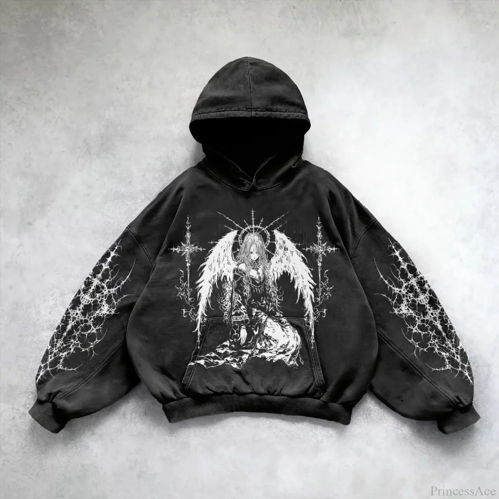 Pattern Printing Casual Hoodie