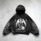 Pattern Printing Casual Hoodie