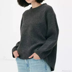 Pink Streetwear O-Neck Sweater