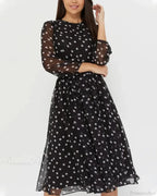 Polka Dot Print Dress
