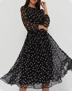 Polka Dot Print Dress