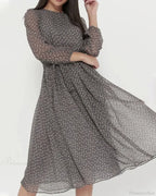 Polka Dot Print Dress