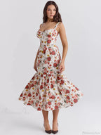 Print Bodycon A-Line Vacation Dress