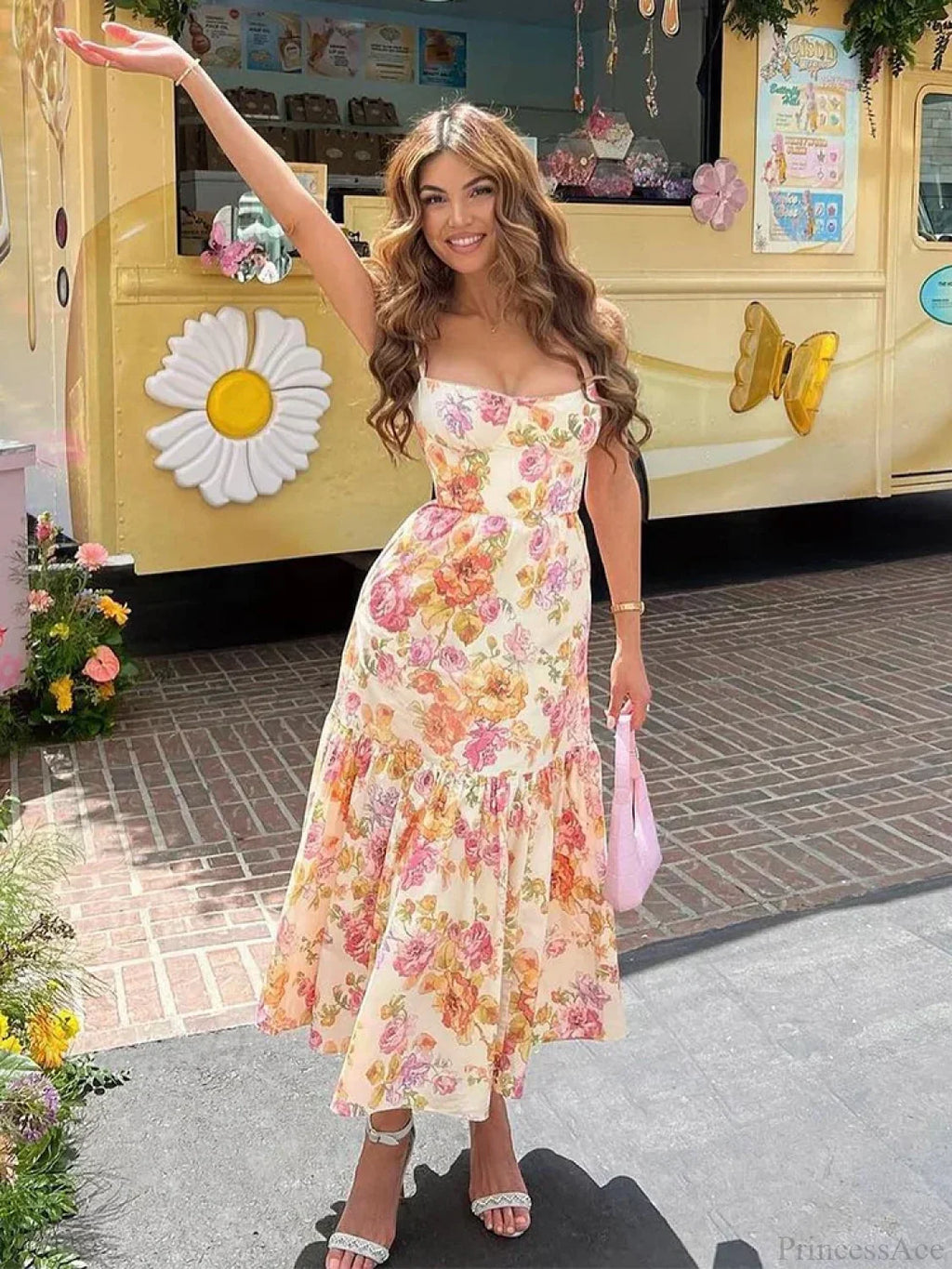Print Bodycon A-Line Vacation Dress