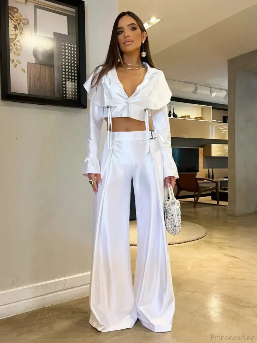 Push Up Bikini Set With Linen Three Piece Swimsuit