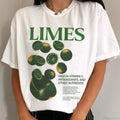 Retro Limes Graphic Oversized T-Shirt