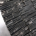 Rhinestones Tassel High Waist Belt Skirt
