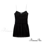 Ruched Cami Stylish Mini Dress
