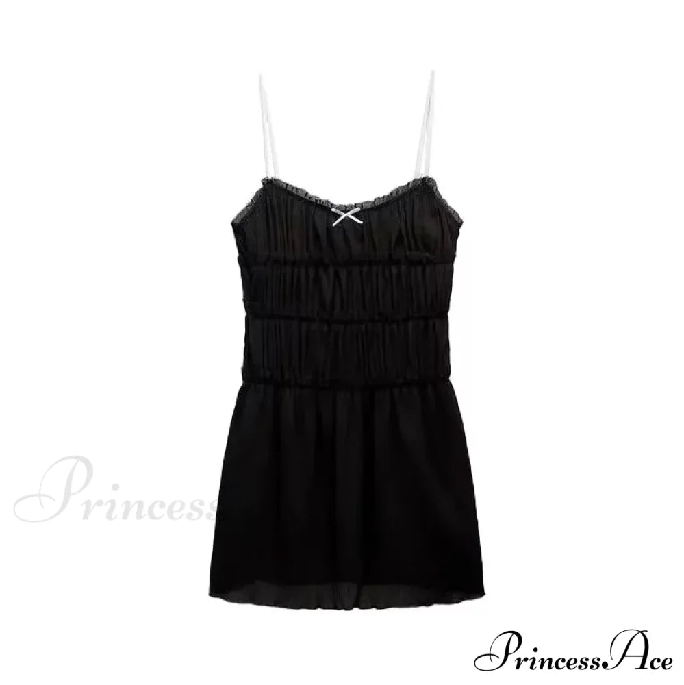 Ruched Cami Stylish Mini Dress