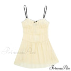 Ruched Cami Stylish Mini Dress