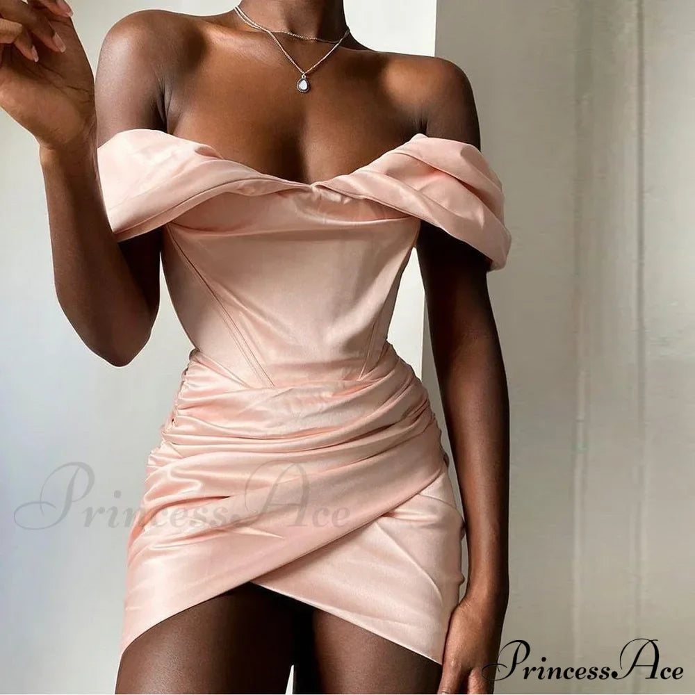 Ruched Corset Mini Dress