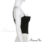 Ruched Patchwork Stylish Bustier Top