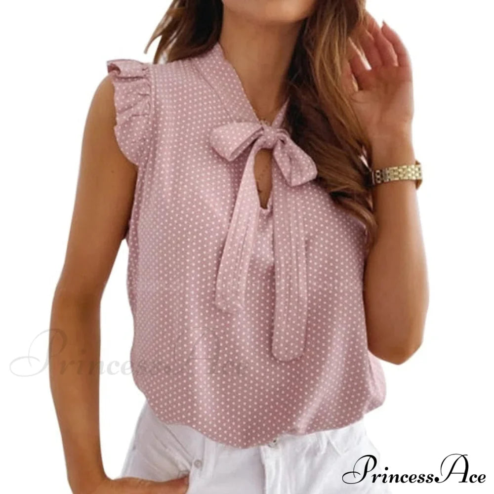 Ruffle Spaghetti Strap V Backless Top