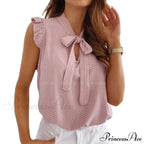 Ruffle Spaghetti Strap V Backless Top