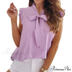 Ruffle Spaghetti Strap V Backless Top