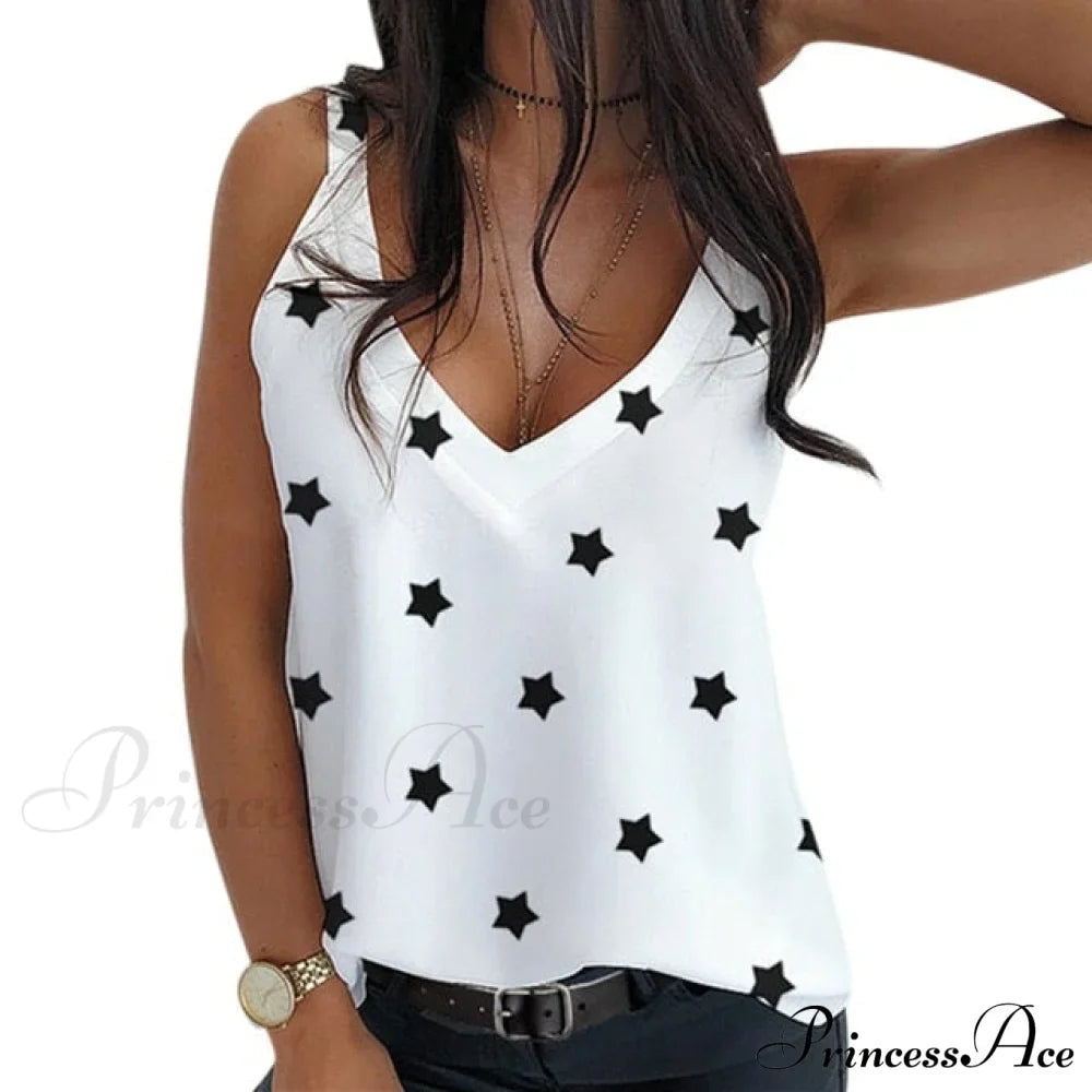 Ruffle Spaghetti Strap V Backless Top