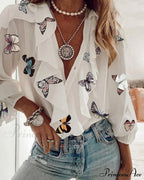 Ruffled Blouse By Vera