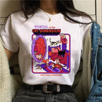 Satan Horror Demon Death Scary Devil Funny T-Shirt