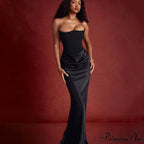 Satin Corset Stylish Maxi Dress