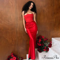 Satin Corset Stylish Maxi Dress
