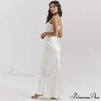 Satin Corset Stylish Maxi Dress