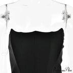 Satin Corset Stylish Maxi Dress