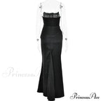 Satin Corset Stylish Maxi Dress