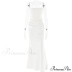 Satin Corset Stylish Maxi Dress