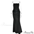 Satin Corset Stylish Maxi Dress