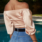 Satin Slik Crop Women Bow Sashes V Neck Sleeveless Half Sleeve Cropped Backless Cropped Feminino Tank Top