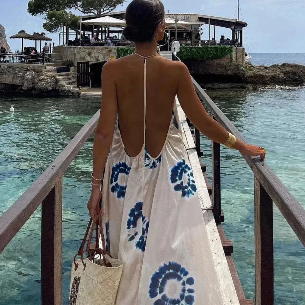 Backless Boho Dress