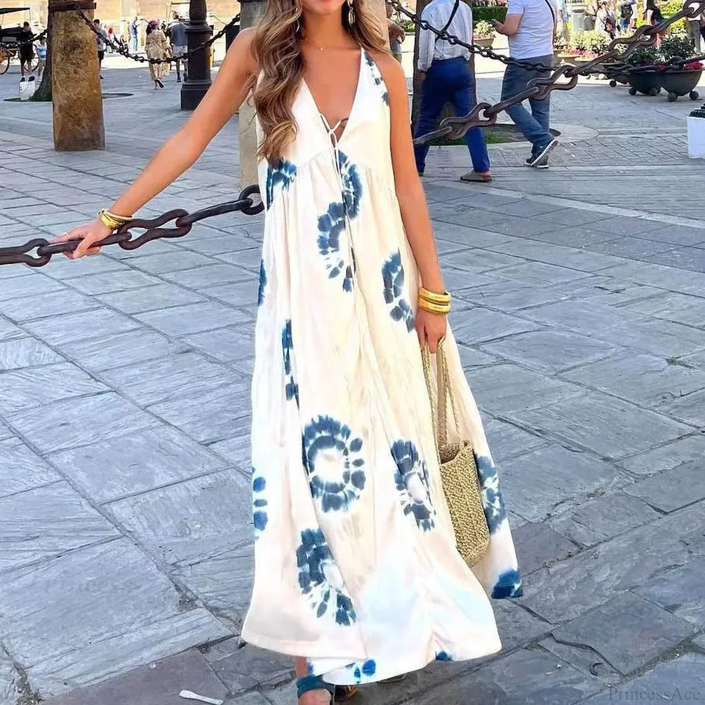 Backless Boho Dress