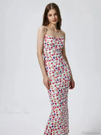 Backless Slimming Beach Floral Dress