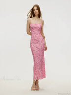 Backless Slimming Beach Floral Dress