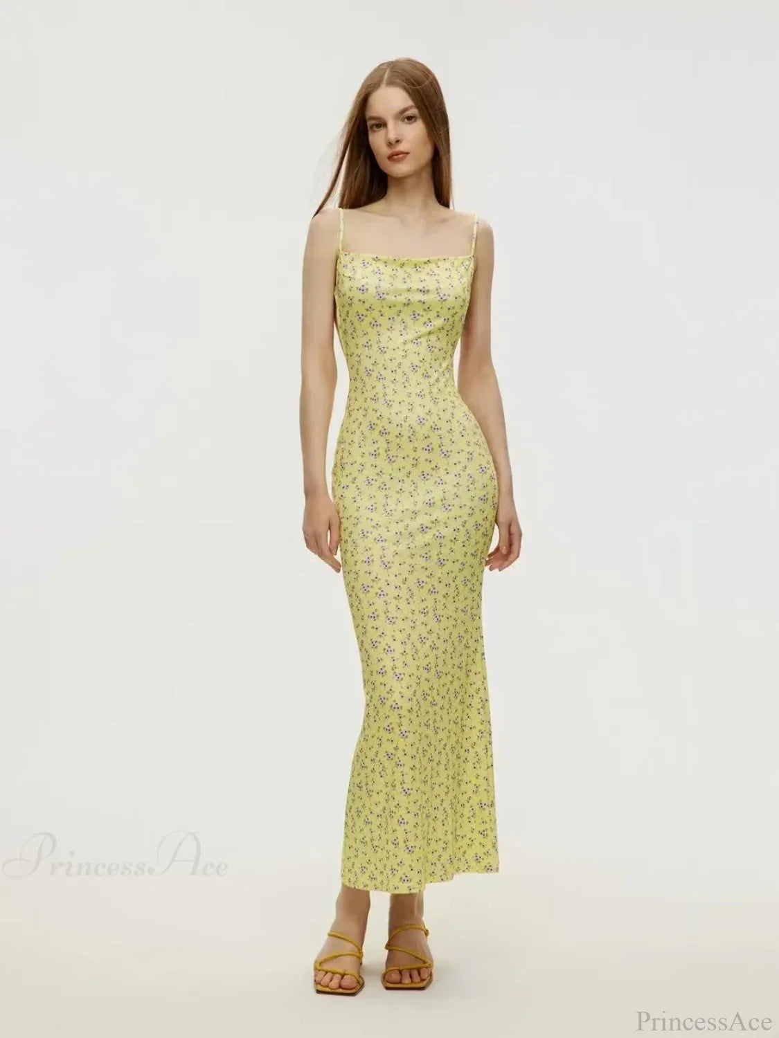 Backless Slimming Beach Floral Dress