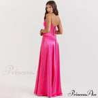 Bandage Lace Up Sleeveless Party Robe Maxi Dress