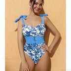 Cut Out Push Up One Piece Swimsuit