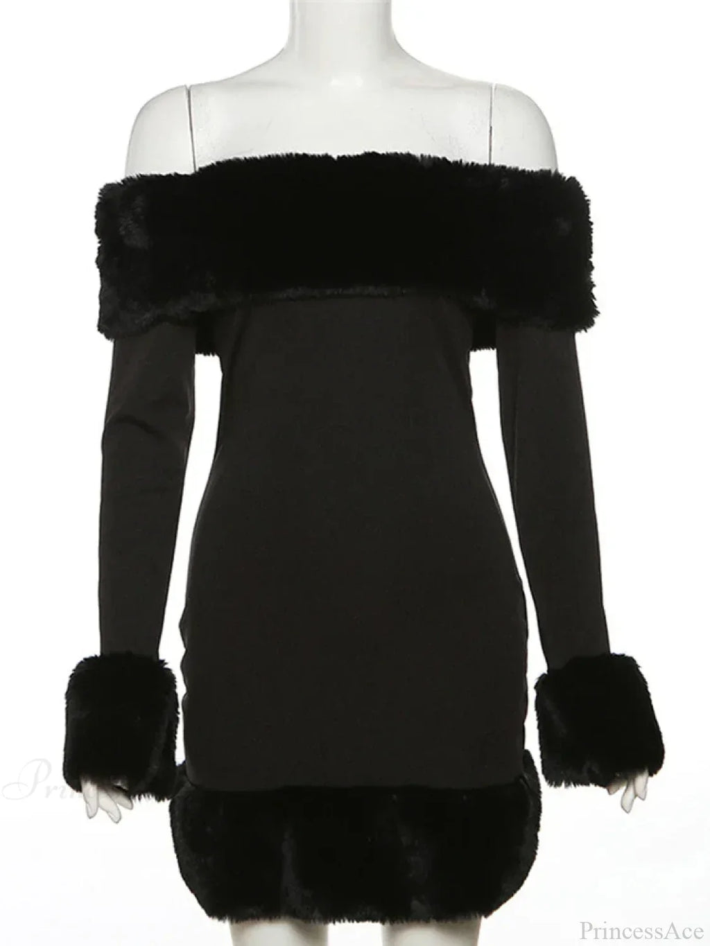 Elegant Fluffy Glamorous Strapless Mini Party Dress
