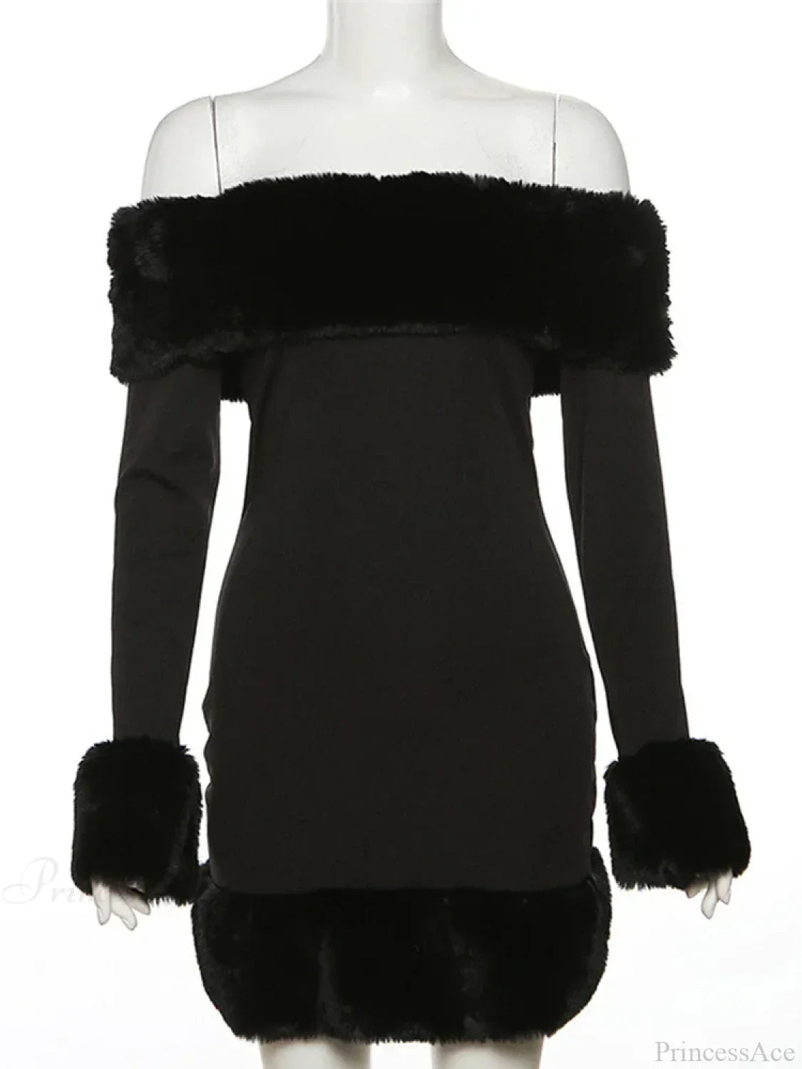 Elegant Fluffy Glamorous Strapless Mini Party Dress