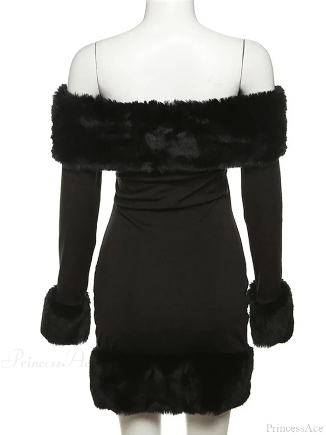 Elegant Fluffy Glamorous Strapless Mini Party Dress
