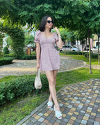 Floral Print Wrap Dress