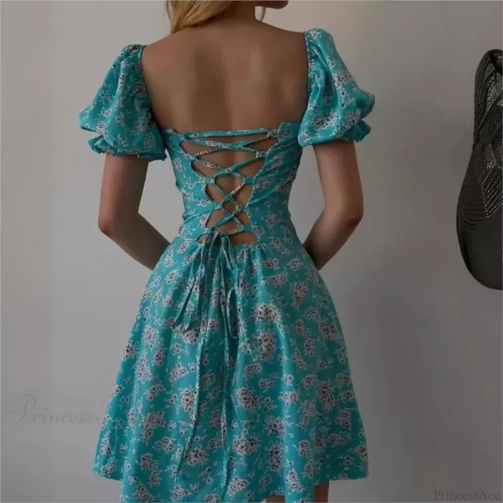 Floral Print Wrap Dress