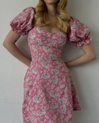 Floral Print Wrap Dress