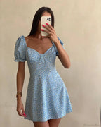 Floral Print Wrap Dress