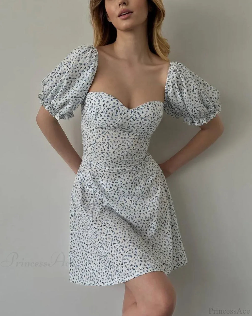 Floral Print Wrap Dress
